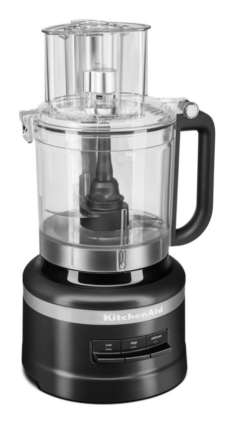 KitchenAid 5KFP1319EOB robot da cucina 400 W 3,1 L Onice, Argento, Trasparente
