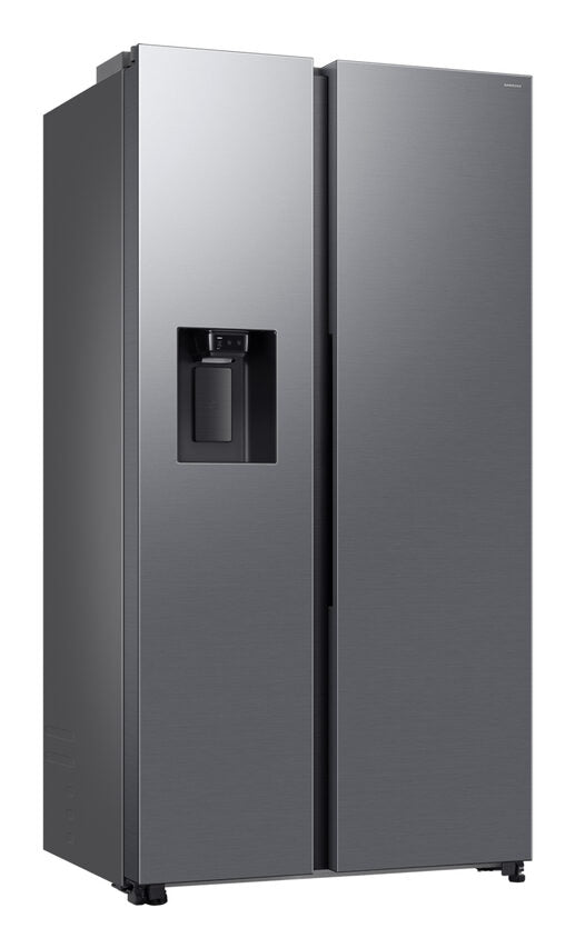 Samsung RS70F64KETEF Frigorifero Side By Side A Libera Installazione, Compressore AI Inverter, Smartthings Energy, AI Hybrid Cooling, Classe E, Acciaio