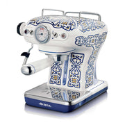 Ariete 1389 Capri Macchina da caffè, 850W, Compatibile con caffè macinato o con cialde ESE Filtro ½ tazze, Cappuccinatore