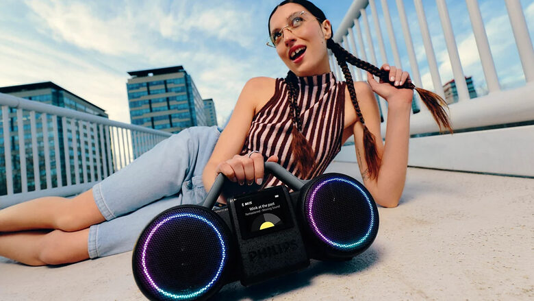 Philips The Roller Altoparlante portatile stereo Nero 60 W
