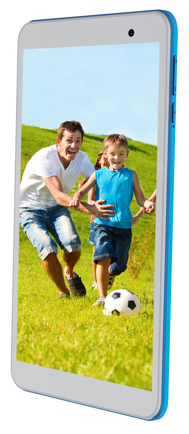 Mediacom SmartPad iyo 8 16 GB 20,3 cm (8") Rockchip 2 GB Android 11 Go Edition Blu, Bianco