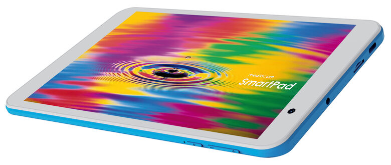 Mediacom SmartPad iyo 8 16 GB 20,3 cm (8") Rockchip 2 GB Android 11 Go Edition Blu, Bianco