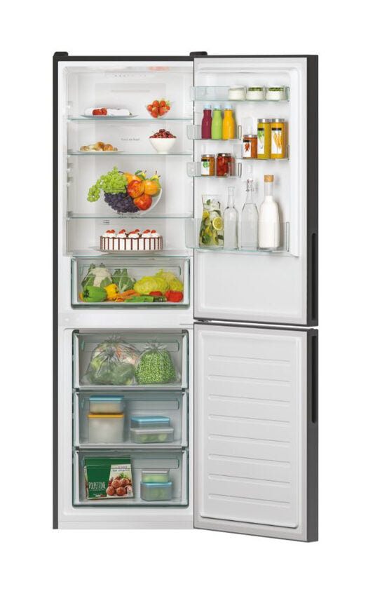 Candy Fresco CCE3T618EB frigorifero con congelatore Libera installazione 341 L E Nero