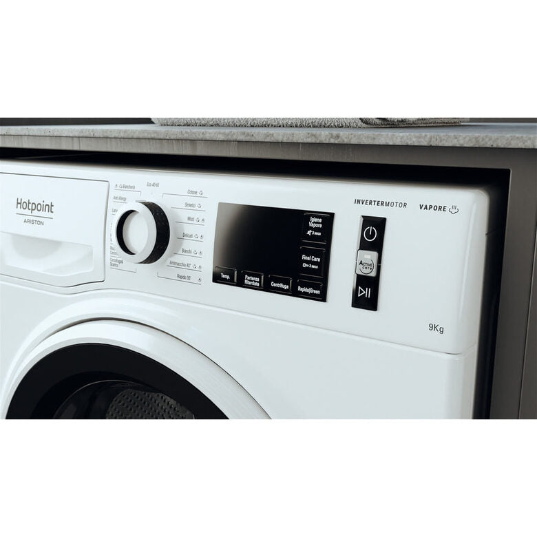 Hotpoint NG96W IT N lavatrice Caricamento frontale 9 kg 1351 Giri/min A Bianco