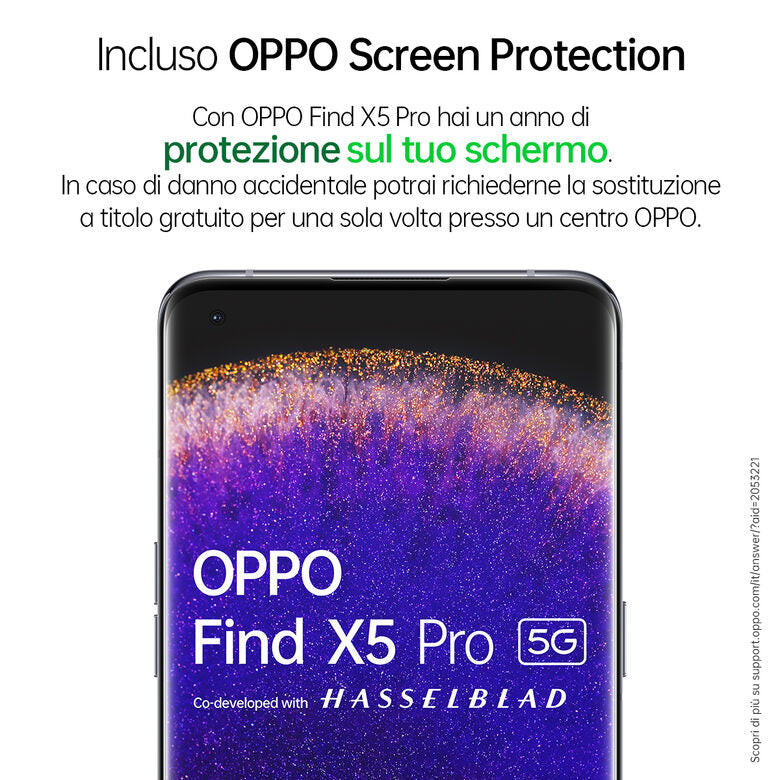OPPO Find X5 Pro 17 cm (6.7") Doppia SIM Android 12 5G USB tipo-C 12 GB 256 GB 5000 mAh Bianco