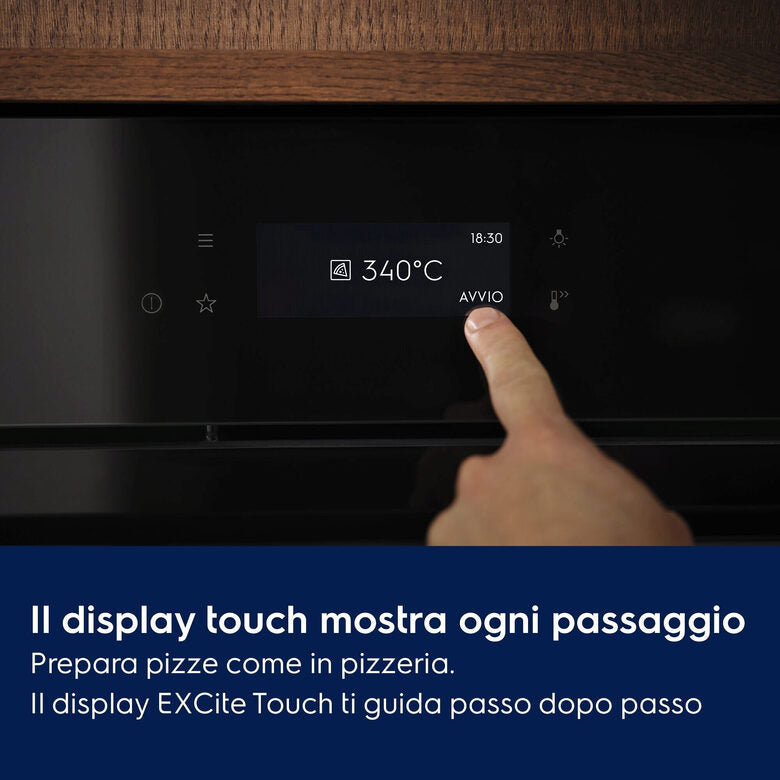 Electrolux Forno Incasso Pirolitico - Pizza Expert Classe A++ 60 Cm EOX8P08WH