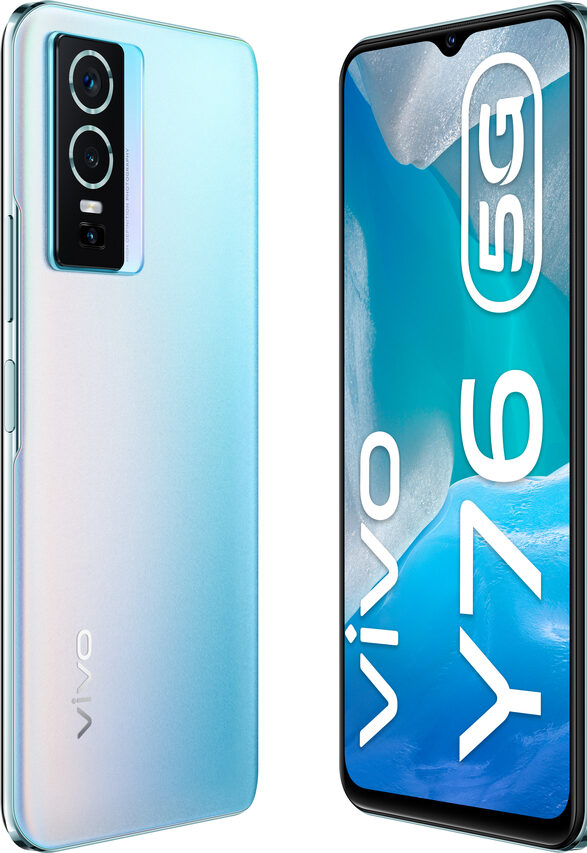 VIVO Y76 5G 16,7 cm (6.58") Doppia SIM Android 12 USB tipo-C 8 GB 128 GB 4100 mAh Blu