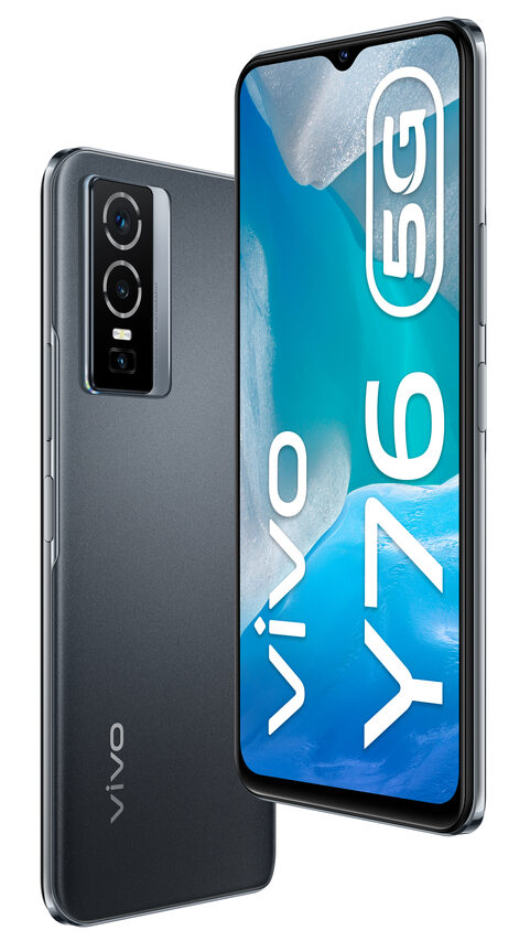 VIVO Y76 5G 16,7 cm (6.58") Doppia SIM Android 12 USB tipo-C 8 GB 128 GB 4100 mAh Nero