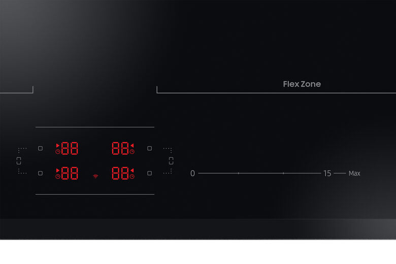 Samsung NZ64B5066KK Nero Da incasso 60 cm Piano cottura a induzione 4 Fornello(i)