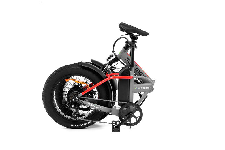 Argento Bike Mini Max Red ammortizzata, foldable
