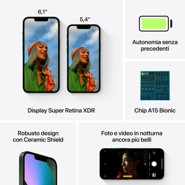 Apple iPhone 13 mini 256GB Verde