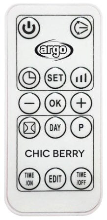 Argoclima Chic Berry Interno Ciliegio 2000 W Riscaldatore ambiente elettrico con ventilatore