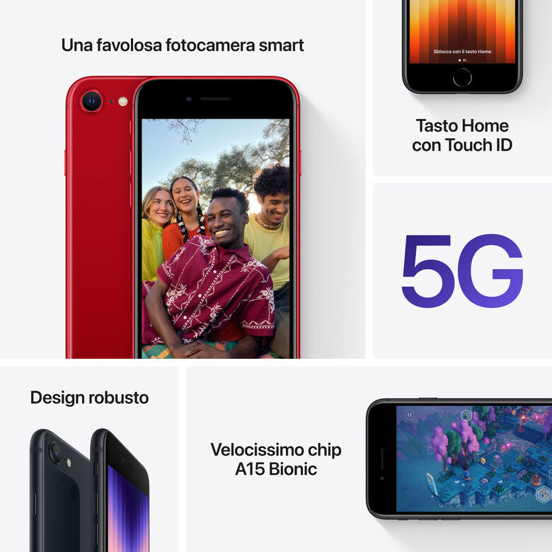 Apple iPhone SE 128GB Mezzanotte