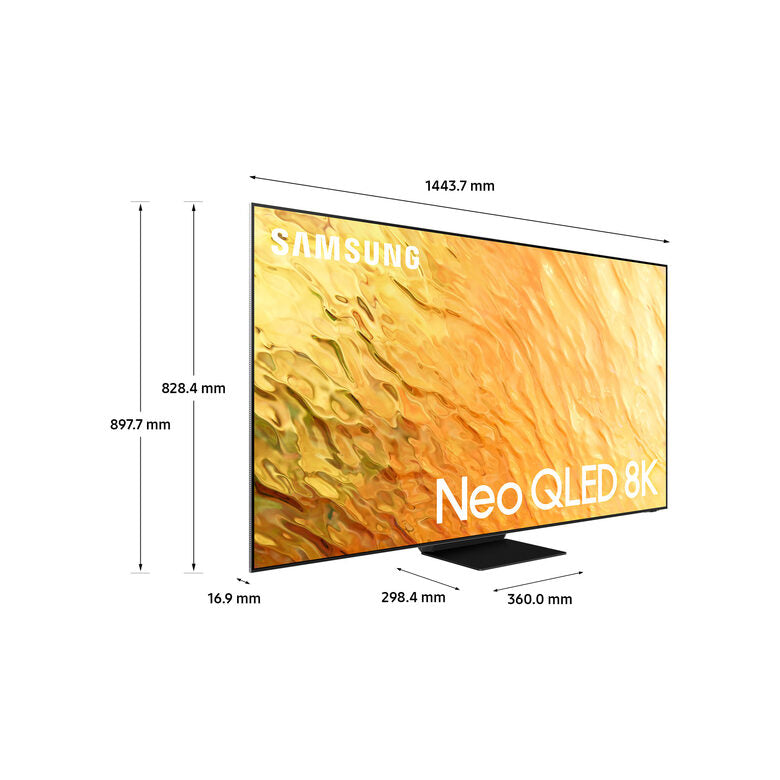 Samsung Neo QLED 8K 65” QE65QN800B Smart TV Wi-Fi Stainless Steel