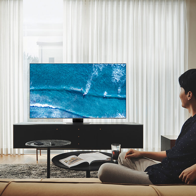 Samsung Neo QLED 4K 75” QE75QN85B Smart TV Wi-Fi Bright Silver
