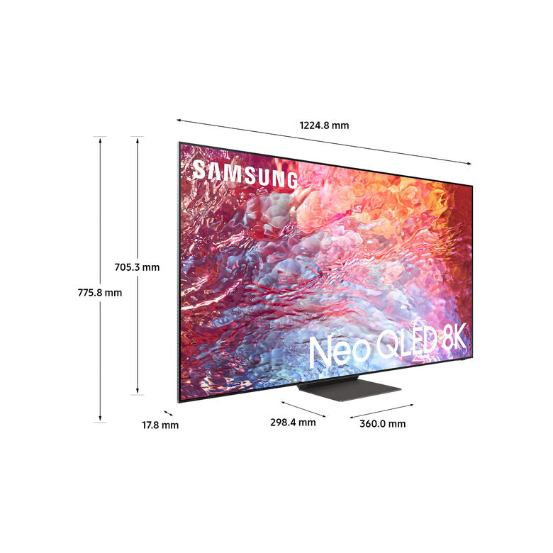 Samsung Series 7 Neo QLED 8K 55” QE55QN700B Smart TV Wi-Fi Stainless Steel
