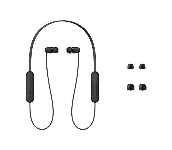 Sony WI-C100 Auricolare Wireless In-ear Musica e Chiamate Bluetooth Nero