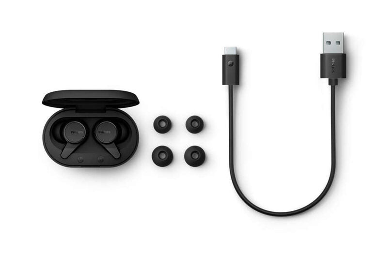 Philips 1000 series TAT1207BK/00 cuffia e auricolare Cuffie Wireless In-ear Bluetooth Nero