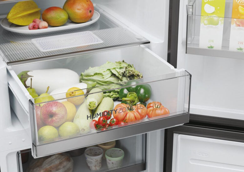 Haier 2D 60 Serie 1 HDW1618DNPK frigorifero con congelatore Libera installazione 341 L D Argento