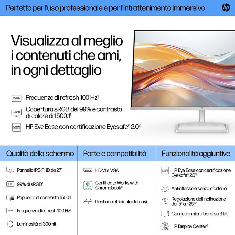HP Series 5 Monitor Serie 5 27" FHD – 527sf
