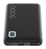 Cellularline Power Bank ESSENCE 5000 Caricabatterie portatile da 5000mAh Nero