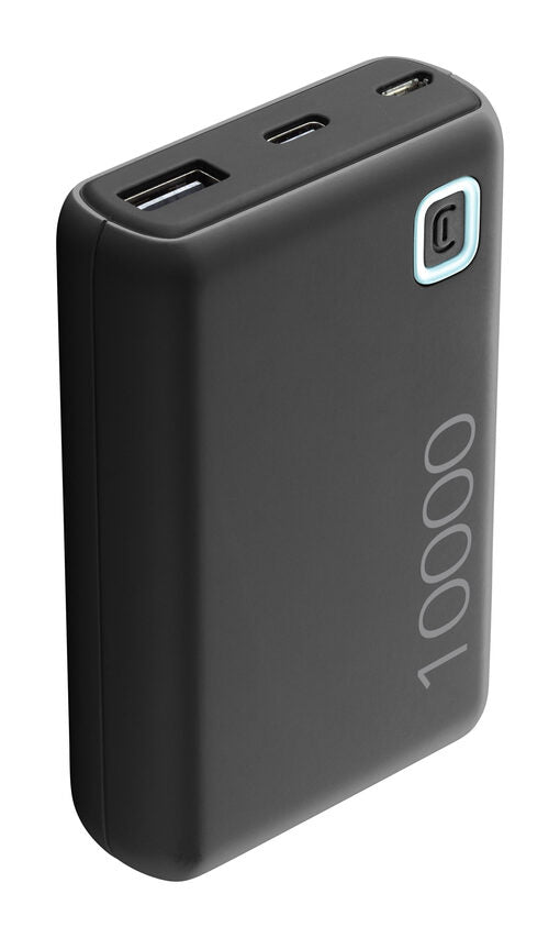 Cellularline Power Bank ESSENCE 10000 Caricabatterie portatile da 10000mAh Nero
