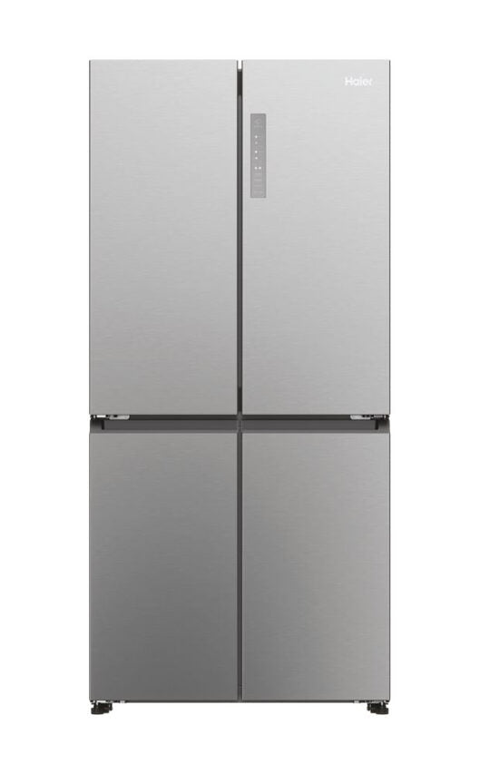 Haier HCR3818ENMM Cube 83 Serie 3 Frigorifero Side By Side Libera Installazione 467 L E Platino Stainless steel