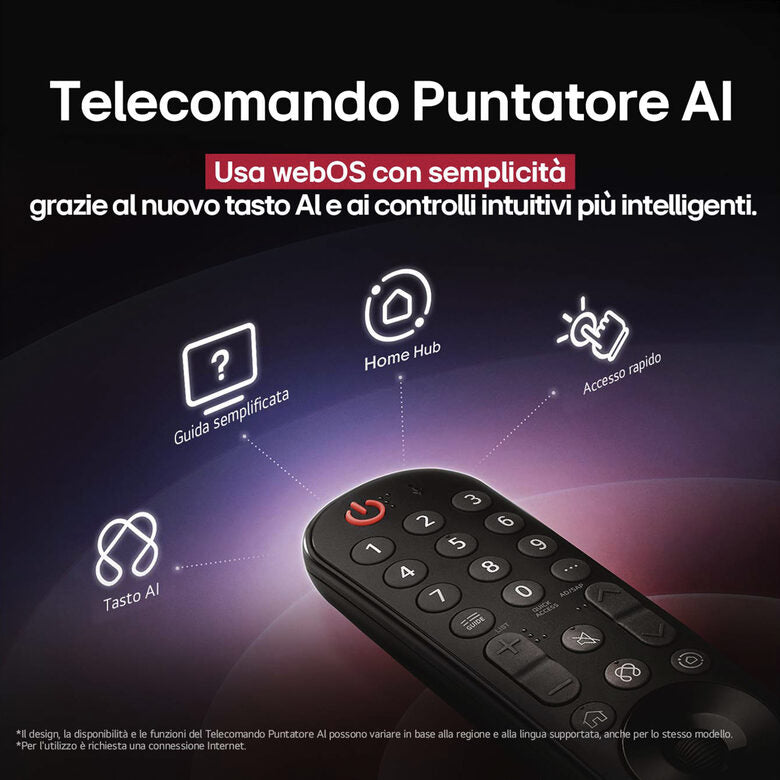 LG OLED evo AI OLED48G56LS TV Serie G5S 48'' 4K, α11 Gen2, Brightness Booster Max, 40W, 4 HDMI 165Hz, Smart TV 2025