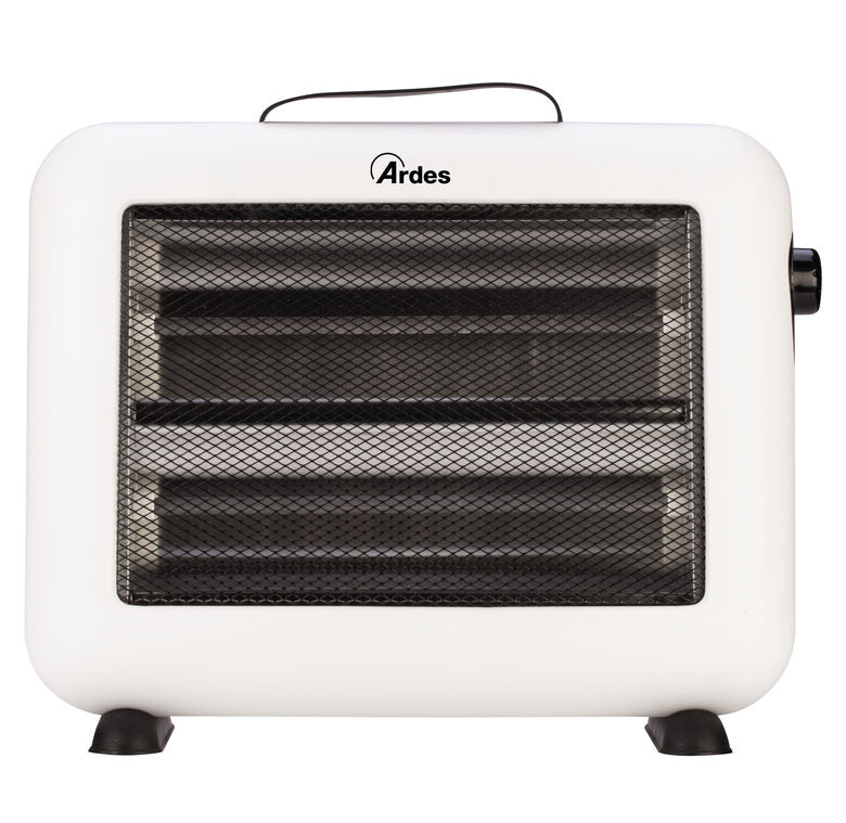 Ardes AR444 stufetta elettrica Interno Bianco 800 W Riscaldatore di ambienti elettrico al quarzo