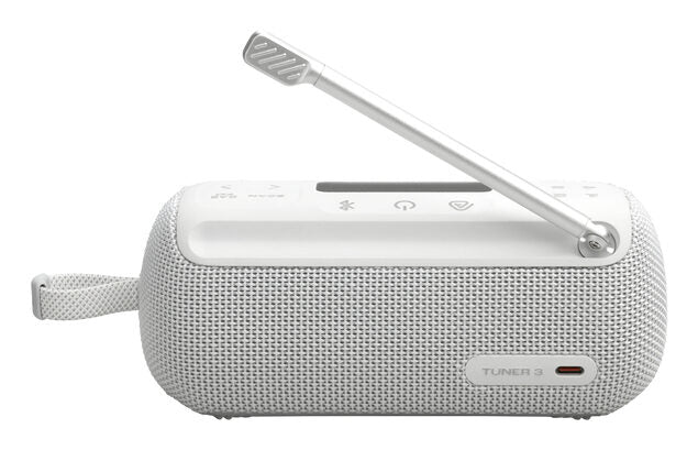 JBL TUNER 3 Portatile Analogico e digitale Bianco