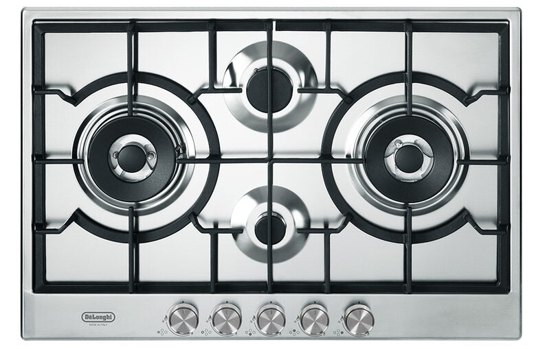 De’Longhi NSL 475 X piano cottura Acciaio inox Da incasso 75 cm Gas 4 Fornello(i)