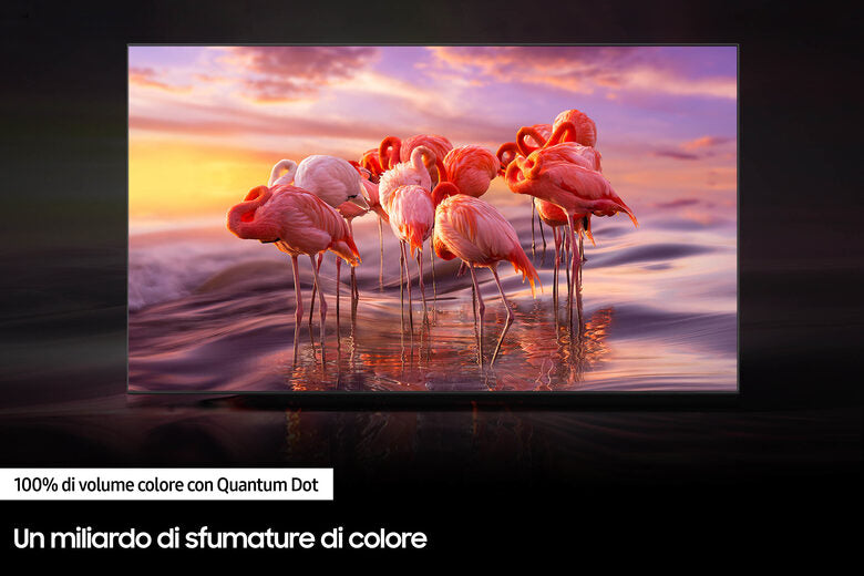 Samsung Series 6 TV QLED 4K 85” QE85Q60B Smart TV Wi-Fi Black, Quantum HDR, Ultra sottile, Colori Ultra luminosi, Suono dinamico