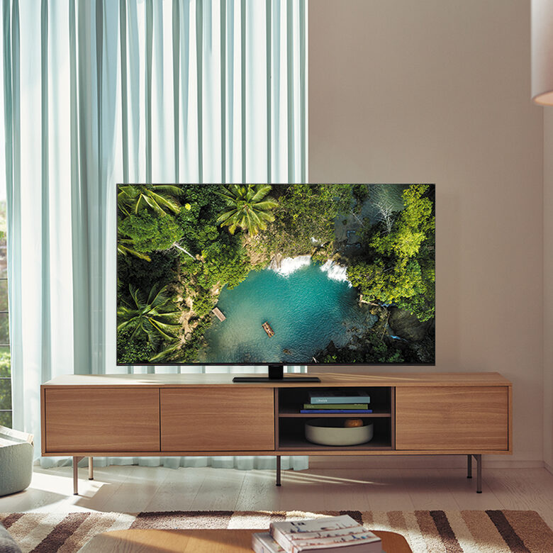 Samsung Series 8 TV QLED 4K 55” QE55Q80B Smart TV Wi-Fi Carbon Silver