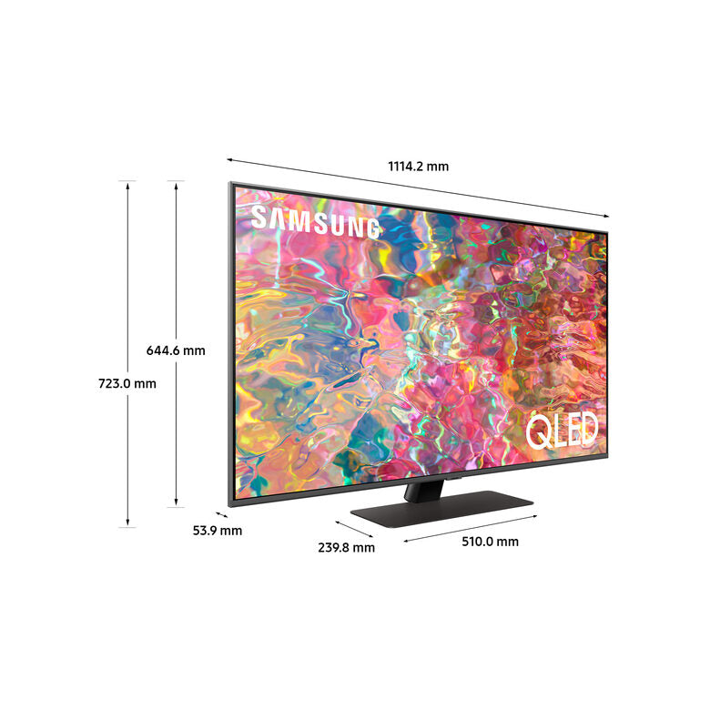 Samsung Series 8 TV QLED 4K 50” QE50Q80B Smart TV Wi-Fi Carbon Silver