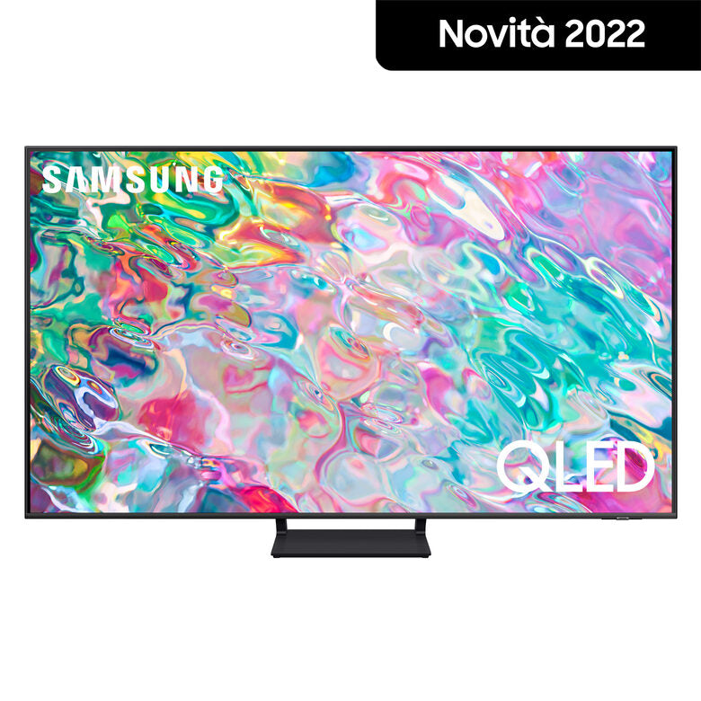 Samsung Series 7 TV QLED 4K 75” QE75Q70B Smart TV Wi-Fi Titan Gray, Processore Quantum 4K, Retroilluminazione LED, Gaming mode, Suono dinamico