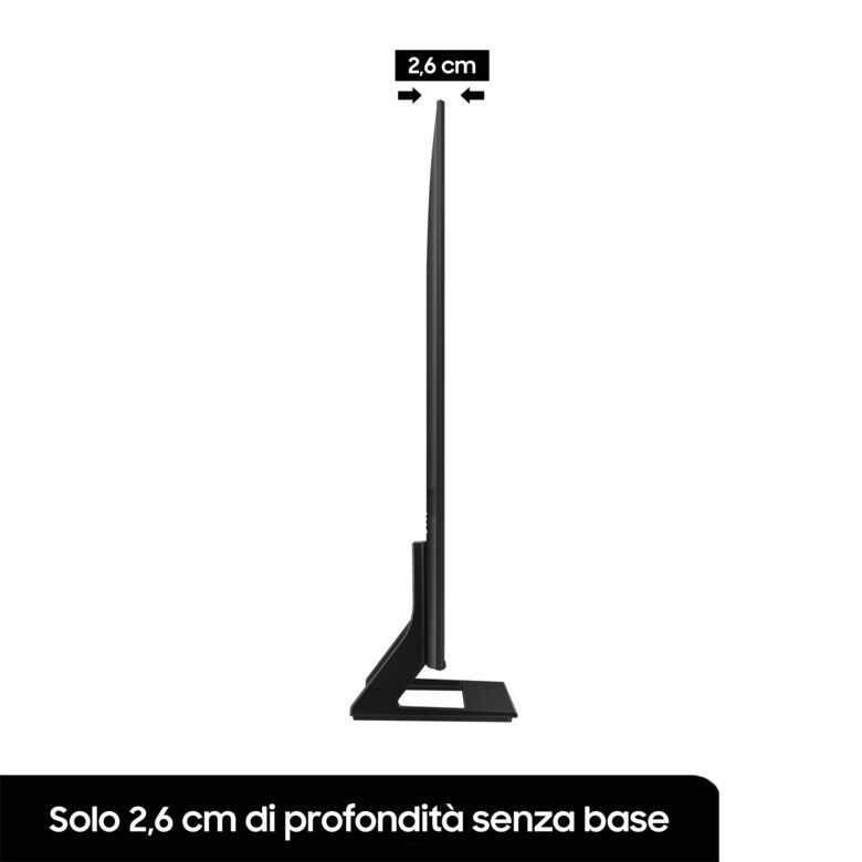 Samsung Series 8 TV Crystal UHD 4K 43” UE43BU8570 Smart TV Wi-Fi Black, Ultra sottile, Colori reali, Gaming mode, Suono dinamico