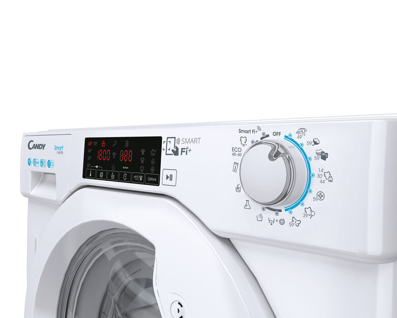 Candy Smart Inverter CBWO 49TWME-S Lavatrice a Incasso Caricamento frontale 9 kg 1400 Giri/min Bianco