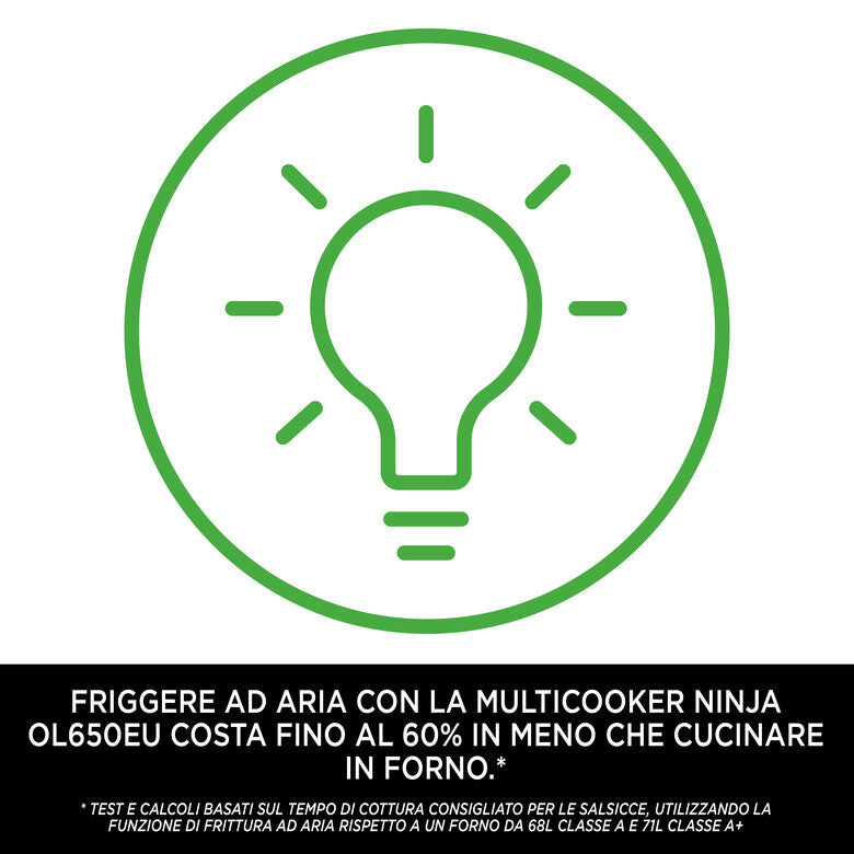 Ninja Multicooker 12 in 1 SmartLid da 7,5 L OL650EU
