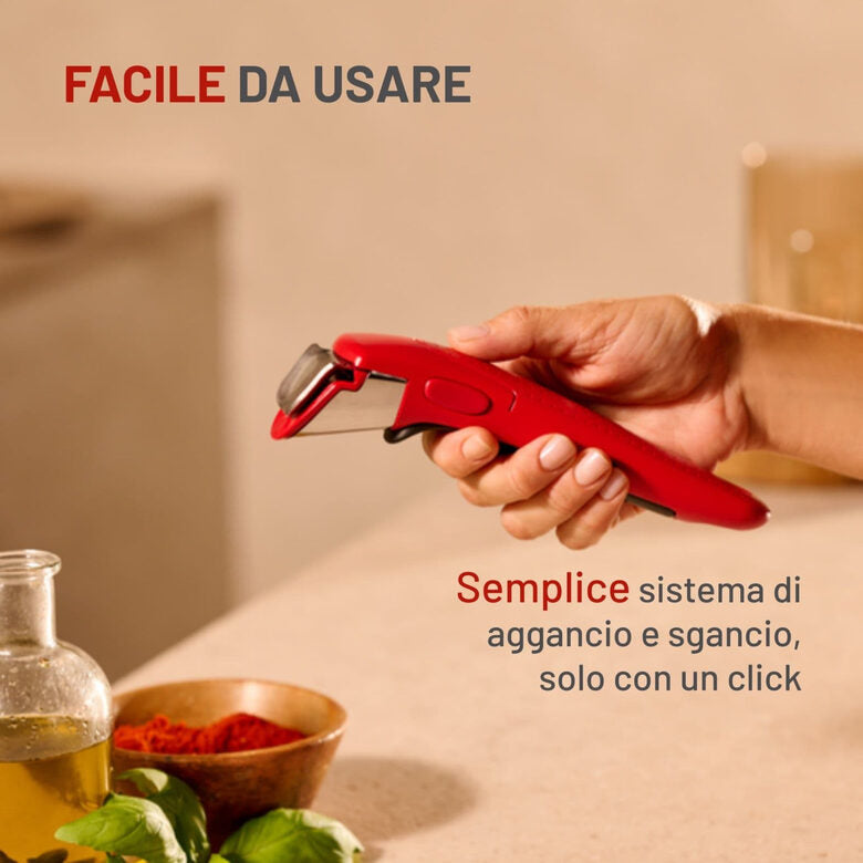 Lagostina 010281250002 manico per pentola rosso