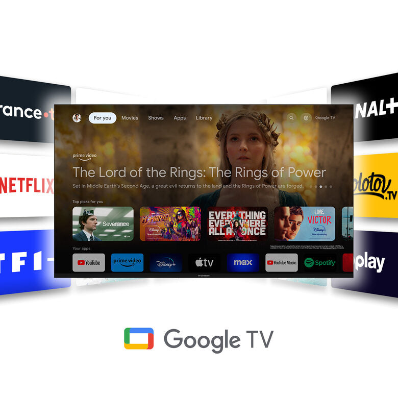 Thomson 55QG6C14 Televisione Smart TV 55 Pollici Qled 4K Ultra Hd Wi-fi Serie Q70