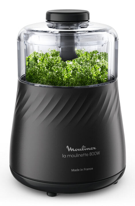 Moulinex DP710810Tritatutto La Moulinette Eco Respect elettrico 0,5 L 800 W Nero, Trasparente