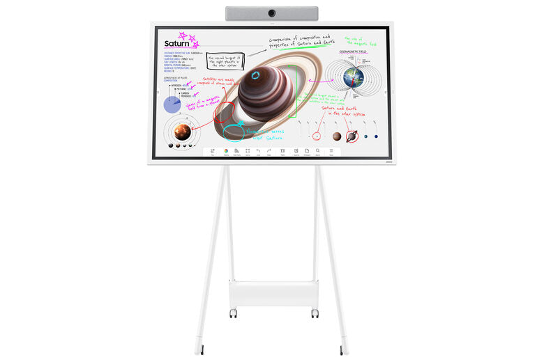 Samsung WM55B Pannello piatto per segnaletica digitale 139,7 cm (55") VA Wi-Fi 350 cd/m² 4K Ultra HD Bianco Touch screen Processore integrato Tizen 6.5 16/7