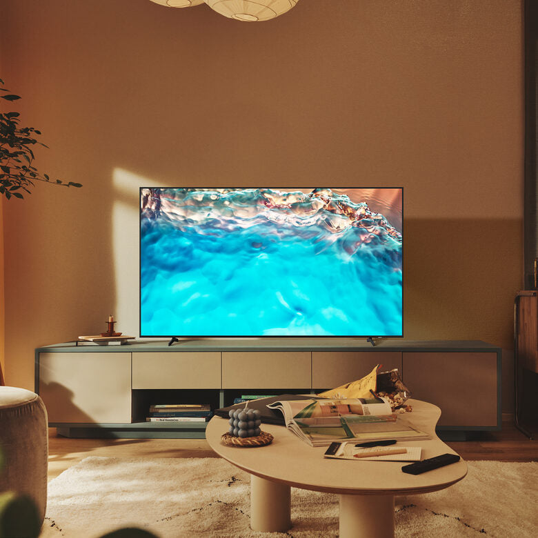 Samsung Series 8 TV Crystal UHD 4K 50” UE50BU8070 Smart TV Wi-Fi Black, Processore Crystal 4K, HDR, Colori reali, Suono ottimizzato
