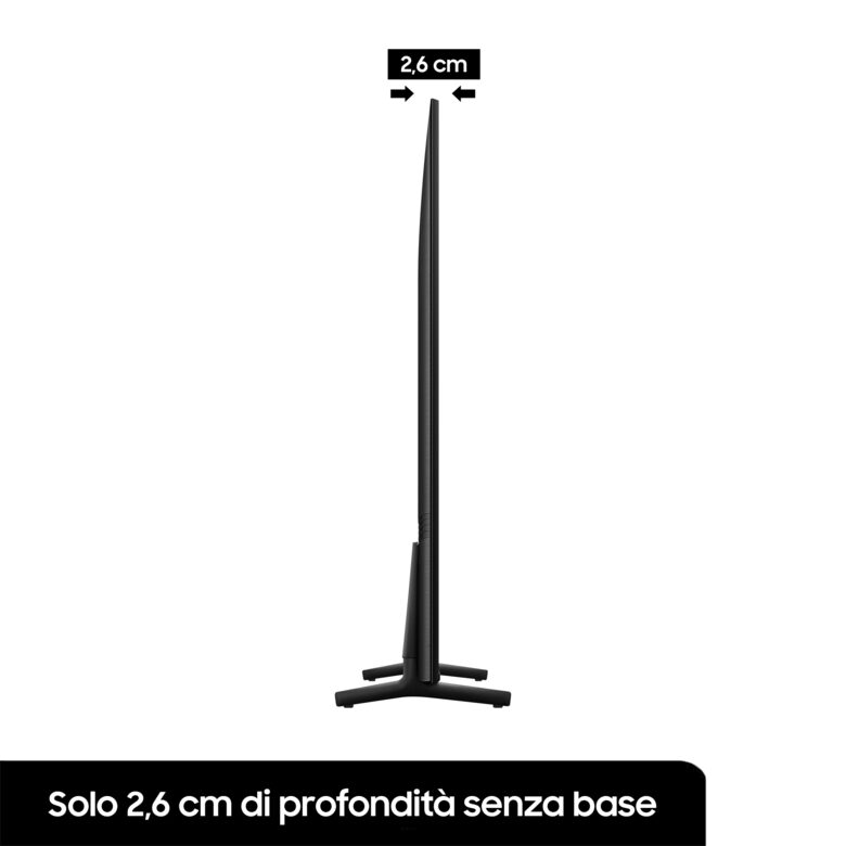Samsung Series 8 TV Crystal UHD 4K 50” UE50BU8070 Smart TV Wi-Fi Black, Processore Crystal 4K, HDR, Colori reali, Suono ottimizzato