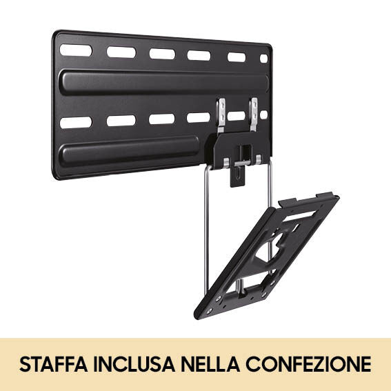 Samsung The Frame TV 4K 50” 50LS03B Smart TV Wi-Fi Black, Processore 4K, Cornice personalizzabile, Display anti-riflesso, Suono dinamico