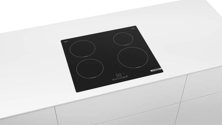 Bosch Serie 4 PUE611BB5E piano cottura Nero Da incasso 60 cm Piano cottura a induzione 4 Fornello(i)