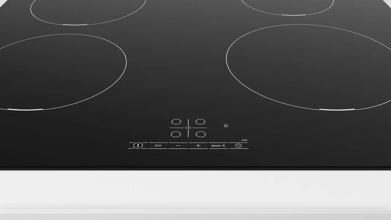 Bosch Serie 4 PUE611BB5E piano cottura Nero Da incasso 60 cm Piano cottura a induzione 4 Fornello(i)