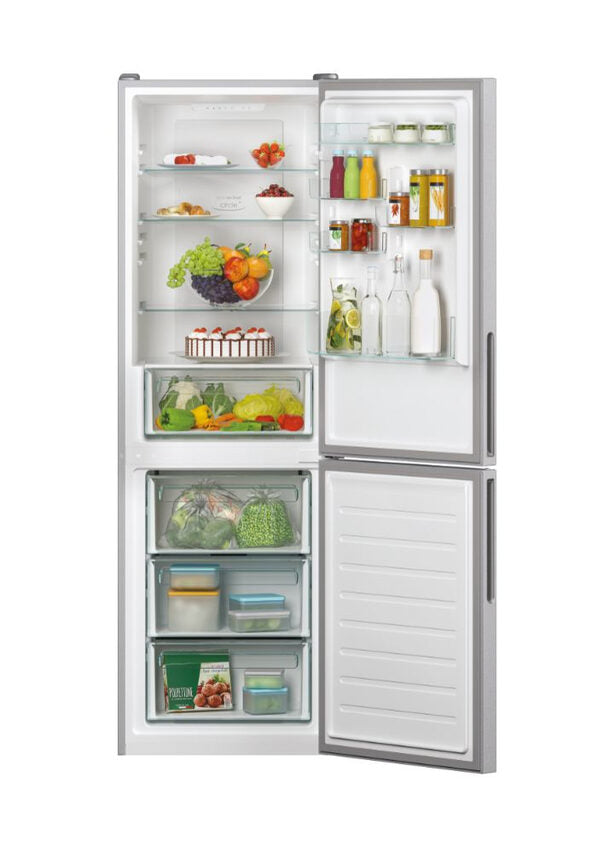 Candy Fresco CCE3T618ES frigorifero con congelatore Libera installazione 341 L E Argento