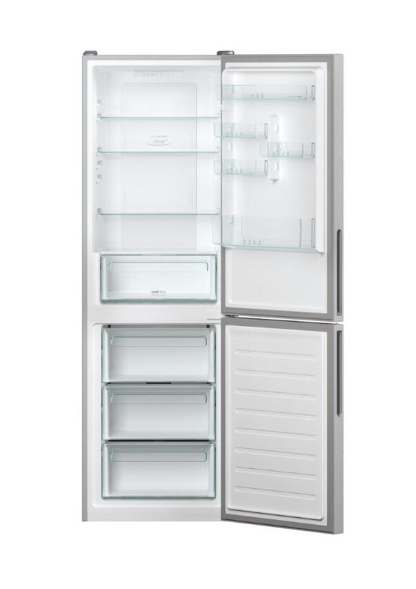 Candy Fresco CCE3T618ES frigorifero con congelatore Libera installazione 341 L E Argento