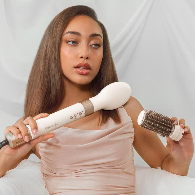 Cecotec Bamba CeramicCare 14in1 Asciugacapelli Multistyler Phon Champagne 1400 W 1,8 m